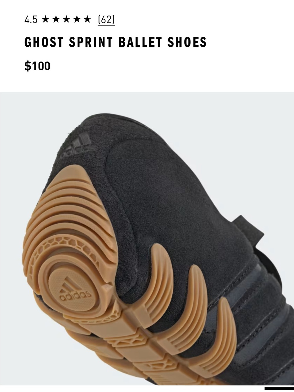 adidas Ghost Sprint Ballet Shoes - BRAND NEW NO TAGS - Picture 2 of 10
